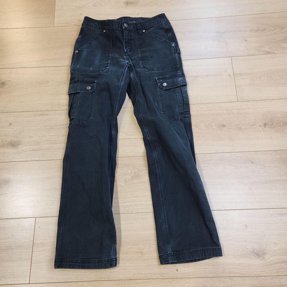 Duluth Trading Flex Flex Fire Hose Pants Womens 2x31 Black Cargo Workwear